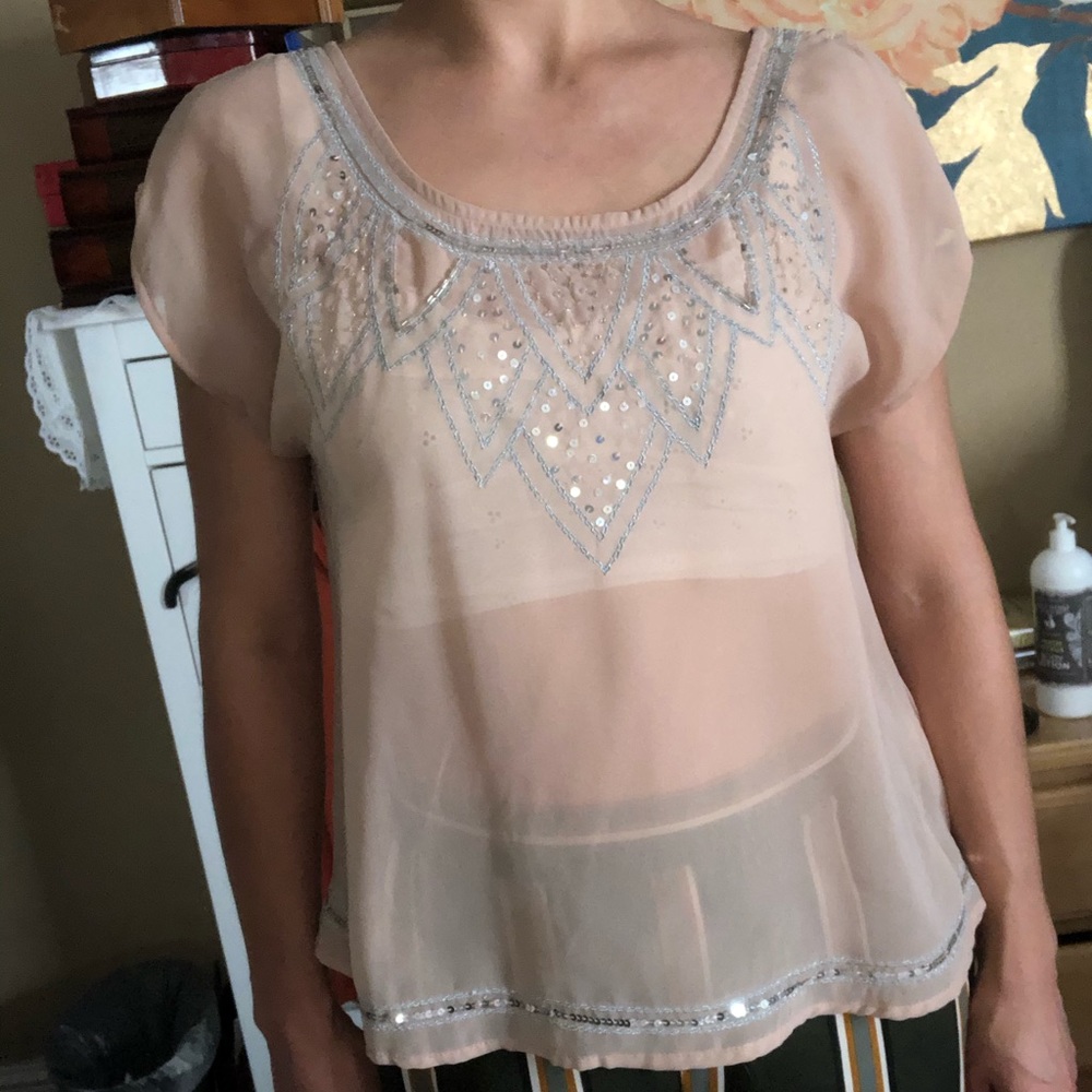 Decree sequin top S